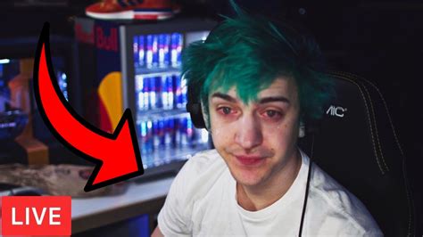 Ninja forgot he was recording... (VERY SAD) - YouTube