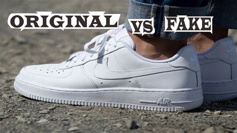 Nike Air Force 1 Original & Fake - YouTube