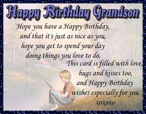 Happy Birthday For Grandson. Free Extended Family eCards, Greeting Cards | 123 Greetings