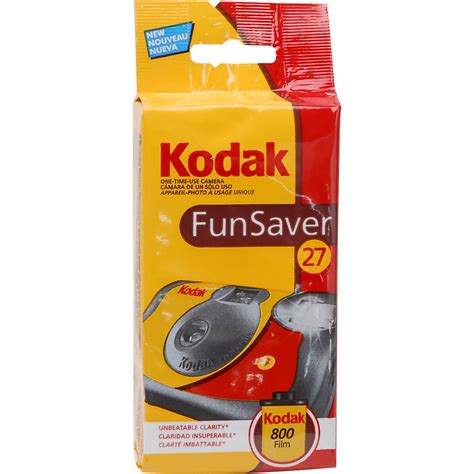 Kodak 35mm One-Time-Use Disposable Camera (ISO-800) 8617763 B&H