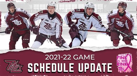 Updates announced to the Peterborough Petes 2021-22 game schedule – Peterborough Petes