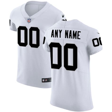 Oakland Raiders Nike Vapor Untouchable Custom Elite Jersey - White