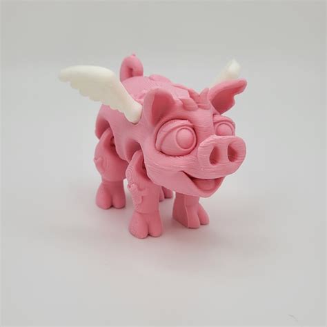 3d Printed Articulated Cow - Etsy