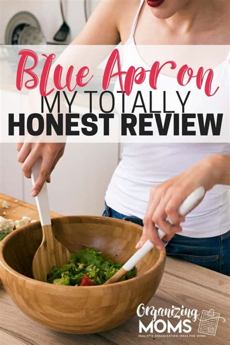 My Totally Honest Review of Blue Apron - Organizing Moms