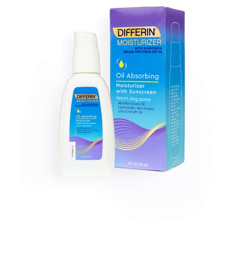 Oil Absorbing Facial Moisturizer with SPF with SPF 30 | Differin Gel