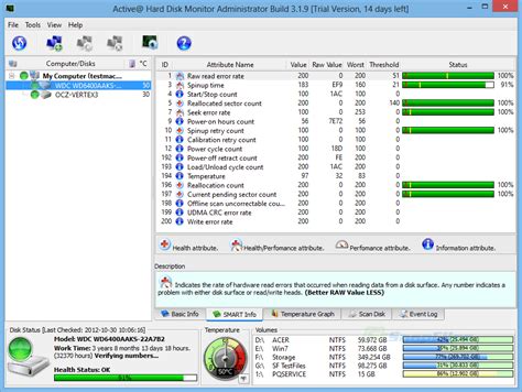 Active Hard Disk Monitor screenshot and download at SnapFiles.com