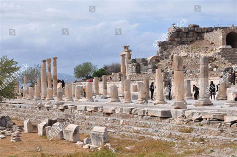 View Ruins Temple Artemis Ancient Greek Editorial Stock Photo - Stock Image | Shutterstock