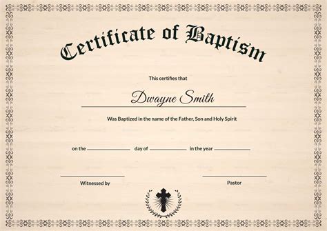 001 Certificate Of Baptism Template Unique Ideas Catholic in Christian Baptism Certificate ...