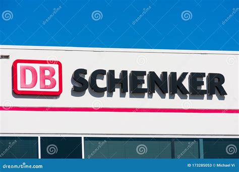 DB Schenker Sign On Transportation Service Office. DB Schenker Is A Division Of The German Rail ...