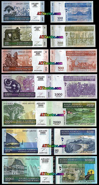 madagascar cuency | ... - Madagascar paper money catalog and Madagascar ...