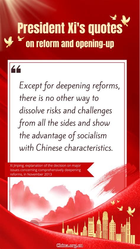 Xi's quotes on reform and opening-up- China.org.cn