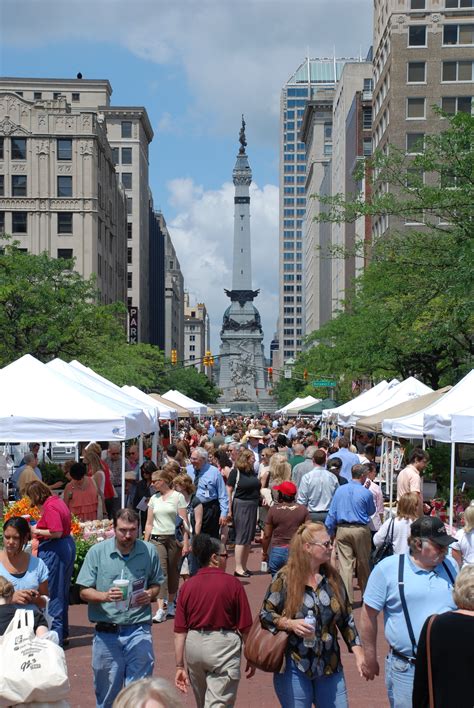 A great shot of The Original Farmers' Market in Indianapolis, IN with ...