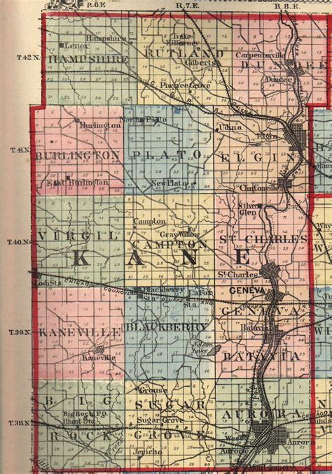 Map Of Kane County Il - Maping Resources