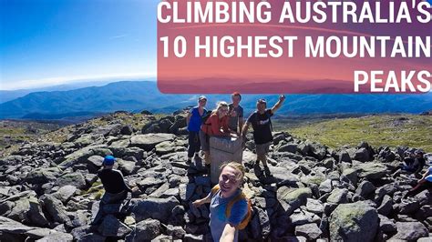 AUSTRALIA'S 10 HIGHEST MOUNTAIN PEAKS IN 4 DAYS! - YouTube