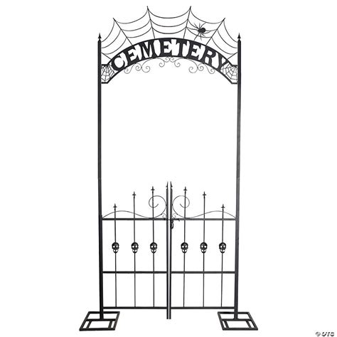 8.5 Ft. Cemetery Archway Gate Halloween Decoration