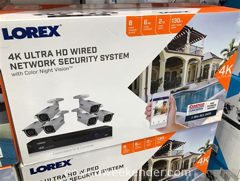 Lorex 4K Ultra HD Wired Security System with Color Night Vision ...