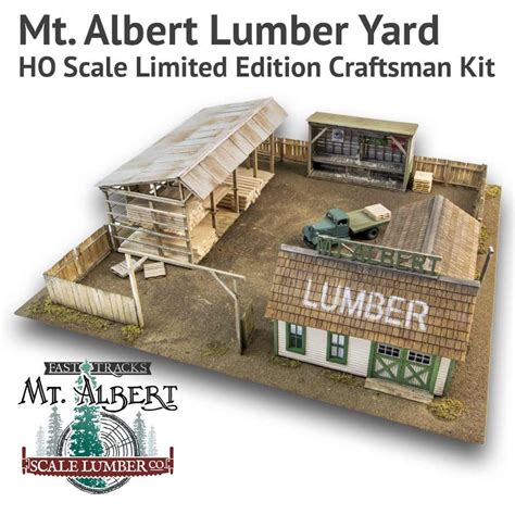 Mt. Albert Lumber Yard - HO Scale Limited Edition Craftsman Kit | N scale model trains, Ho scale ...