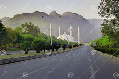 Faisal Masjid in Islamabad - Pakistan a Brilliant Architecture Piece Editorial Stock Photo ...