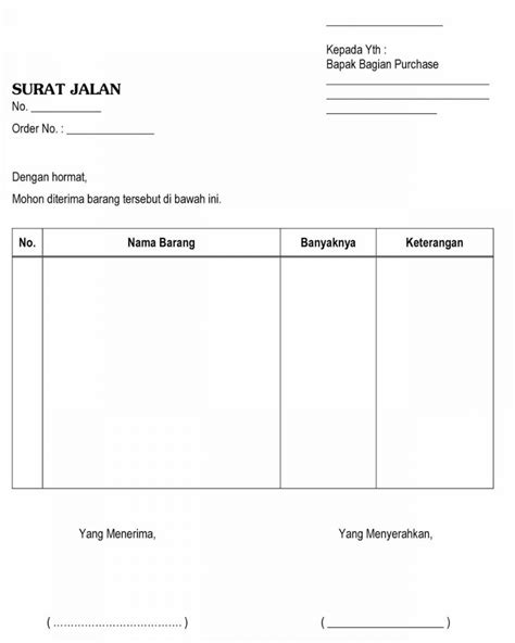 Cara Membuat Surat Jalan Paling Mudah, Berikut Contohnya