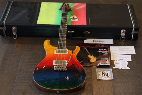 2010 PRS Al Di Meola Signature Prism Double-Cut Electric Guitar Stained Prism + OHSC & Papers ...