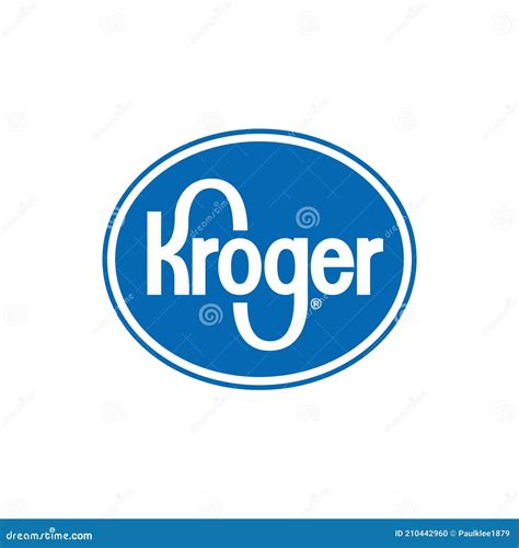 Kroger Logo Editorial Illustrative on White Background Editorial Image ...