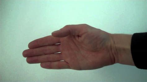 Adduction, thumb, palmar view - YouTube