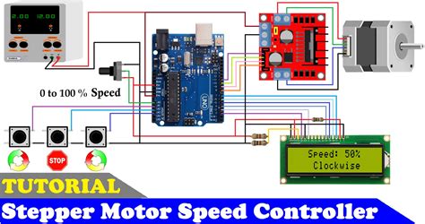 Arduino Uno With L298n Stepper Motor Driver For Push Button Control ...