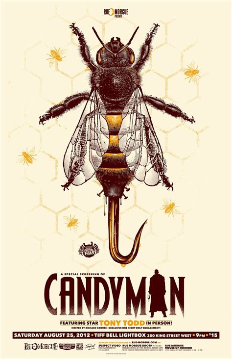 Horror Movie Poster Art : Candyman, 1992, by Justin Erickson Horror ...