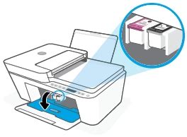 How to Replace an Empty Ink Cartridge in the HP Deskjet Plus 4155 All-in-One series Printer – an ...