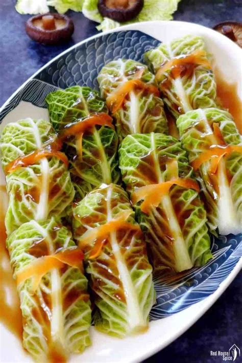 Chinese steamed cabbage rolls (翡翠包肉) | Recipe | Steamed cabbage, Cabbage recipes, Steam recipes