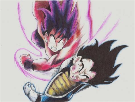 Goku vs Vegeta! by SergioGouryuuka on DeviantArt