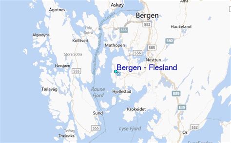 Bergen / Flesland Tide Station Location Guide