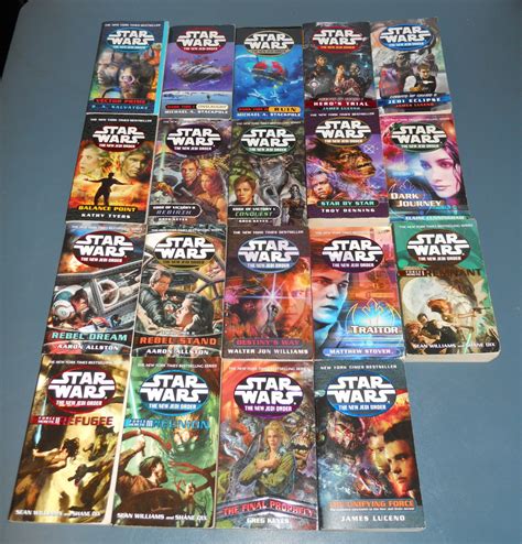 Star Wars NJO New Jedi Order books book novel novels lot series 19 1st edition paperbacks (b)