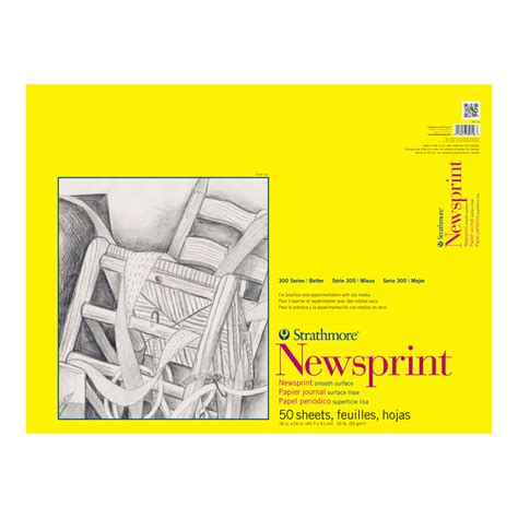 BUY Strathmore 300 Newsprint 18X24 Smooth 50/Sh