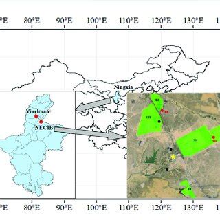 Map of Ningxia-Hui Autonomous Region, China (highlighted with blue ...