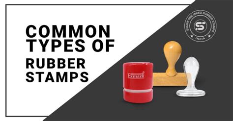 Common types of rubber stamps - Svaink