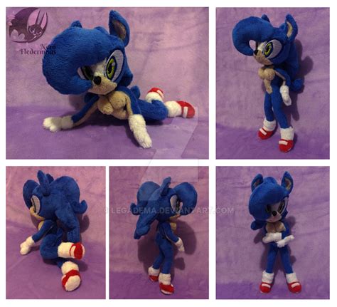 Sonic genderbender OC custom plushie by Legadema on DeviantArt