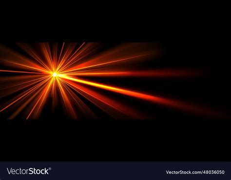 3d red light party laser on disco concert show Vector Image