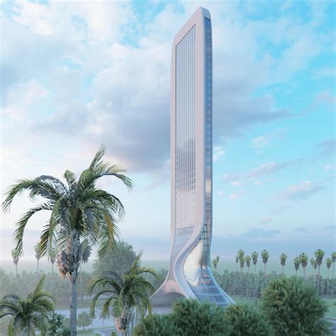 A series of futuristic skyscraper concep|Visualization