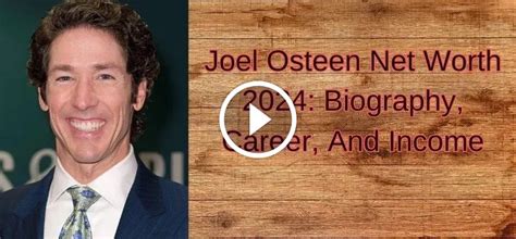 Joel Osteen Net Worth 2024: Biography, Career, And Income