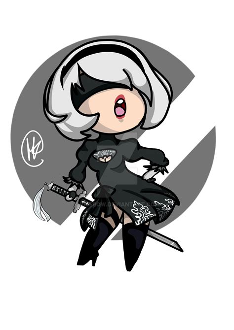 Chibi 2b Nier Automata by Kiberow on DeviantArt