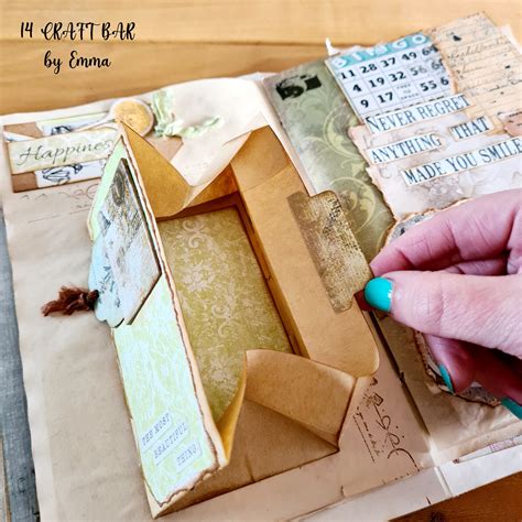 14 Craft Bar: Junk Journal Pages with Secret Pocket