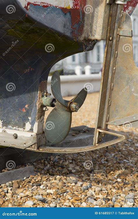 Metal boat propeller stock image. Image of fishing, tabithafox - 61685517