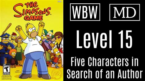 The Simpsons Game - Part 15 - Five Characters in Search of an Author ...