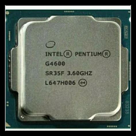 Jual New Produk Processor Intel G4600 Dualcore 3,6Ghz Tray + Fan Intel ...