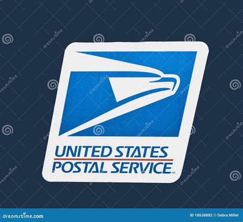 Us postal service logo editorial photography. Image of snail - 18638882