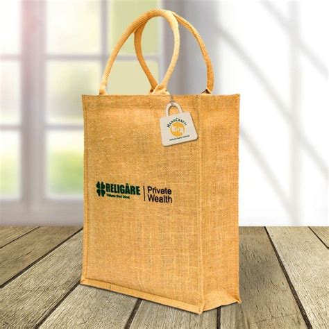 Jute Bag With Logo Manufacturer - 006 - handcraftCustom.com