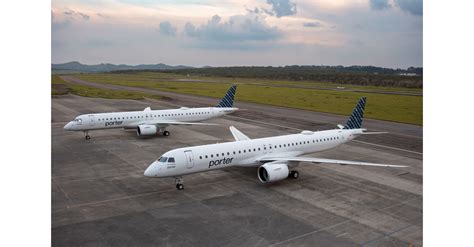 Porter Airlines reveals first Embraer E195-E2 destinations, between Toronto Pearson and ...