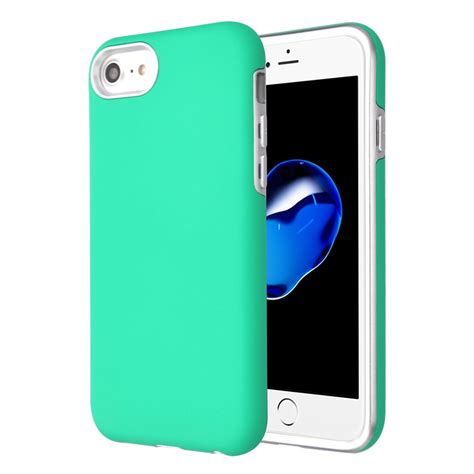 For iPhone SE 2020 SE2 Case, by Insten Dual Layer Hybrid PC/TPU Rubber Case Cover For Apple ...