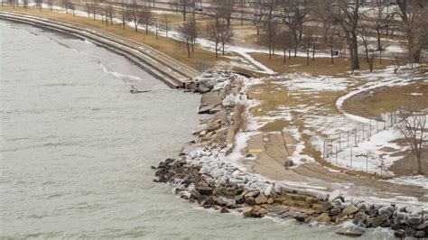 Repairs Finally Underway on Stretch of South Lakefront Damaged in 2020 ...